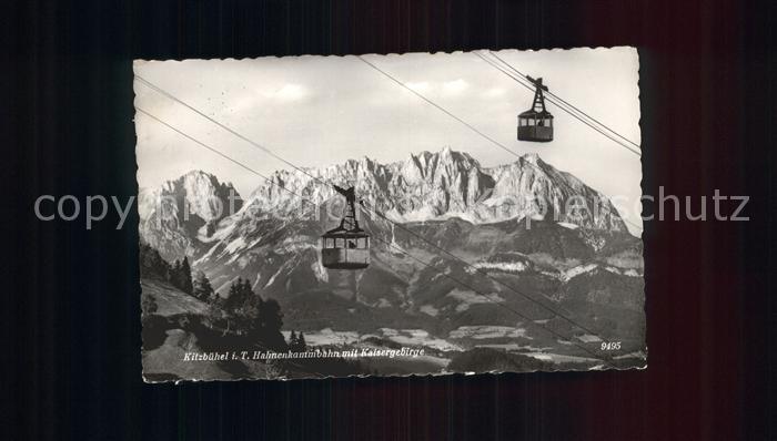 Seilbahn Hahnenkamm Kitzbuehel Kaisergebirge
