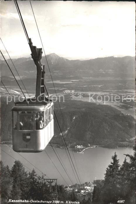 Seilbahn Kanzelbahn Ossiachersee Kaernten