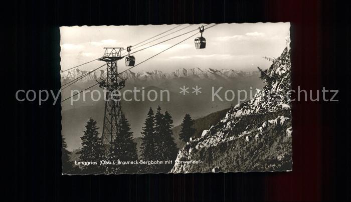 Seilbahn Brauneck Lenggries Karwendel