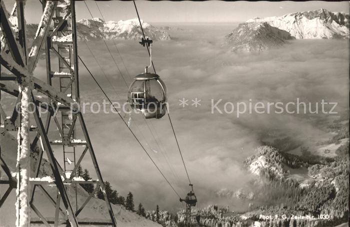 Seilbahn Jenner Koenigssee Berchtesgaden Lattengebirge Staufen