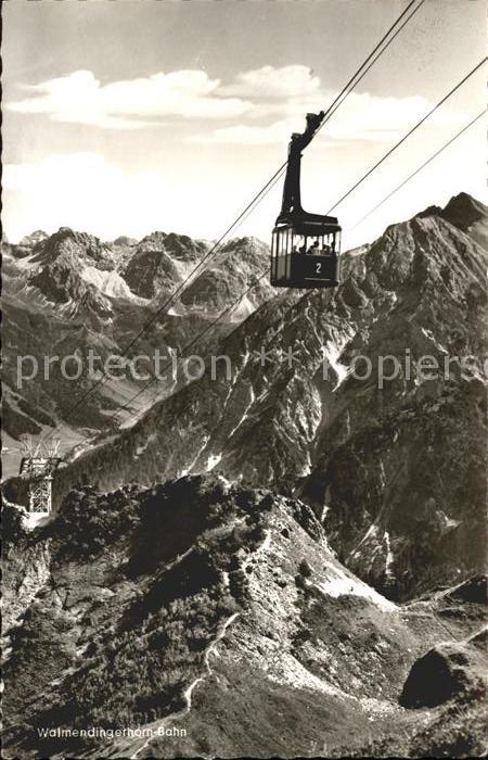Seilbahn Walmendingerhorn Schafalpen Elferkopf Zwoelferkopf