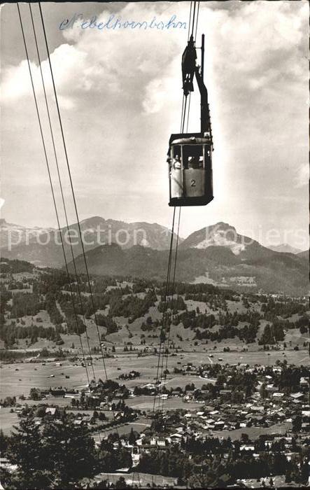 Seilbahn Nebelhorn Oberstdorf im Allgaeu