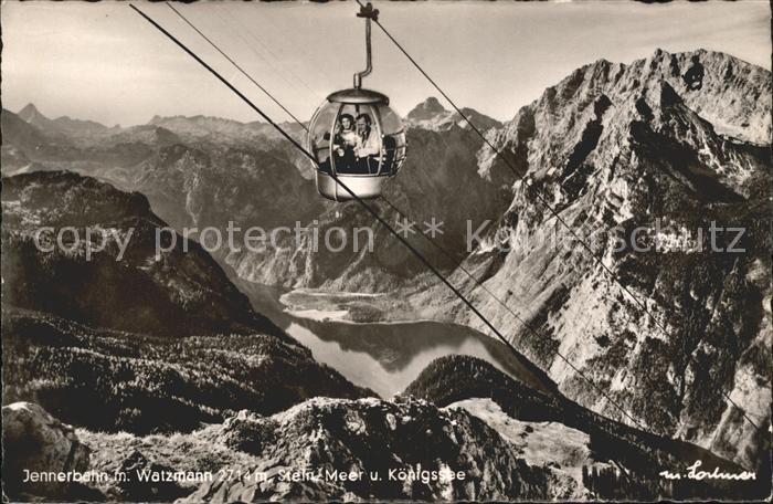 Seilbahn Jenner Watzmann Steinerners Meer Königs