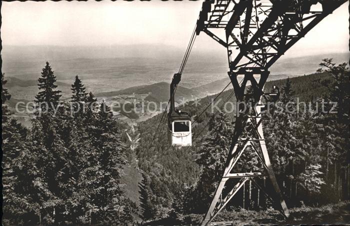 Seilbahn Schauinsland Schwarzwald