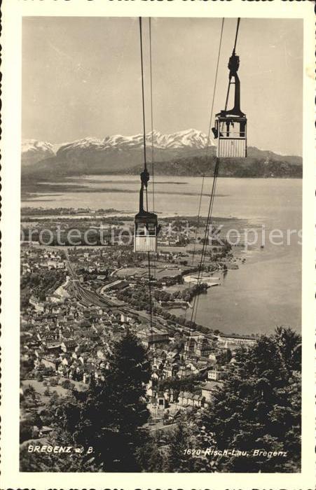Seilbahn Bregenz am Bodensee Foto-Risch-Lau-Nr. 1620