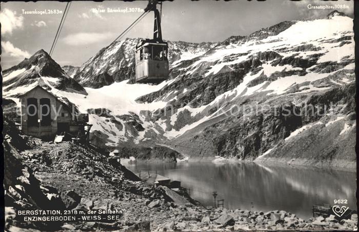 Seilbahn Enzingerboden-Weiss-See Bergstation