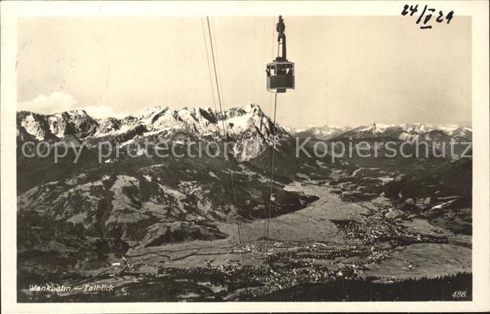 Seilbahn Wankbahn Talblick