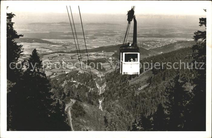Seilbahn Schauinsland Freiburg Rheinebene