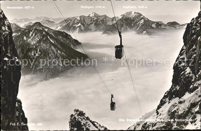 Seilbahn Rauschberg Foto-E.-Baumann-Nr. 450 Hochgern Hochfelln