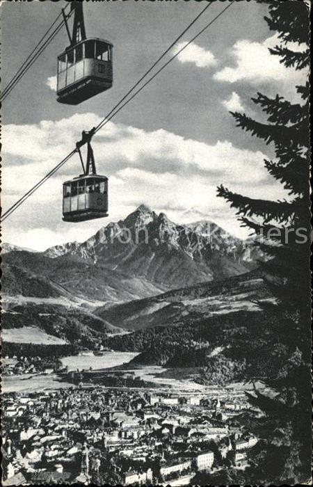 Seilbahn Innsbrucker Nordkettenbahn Wagenkreuzung