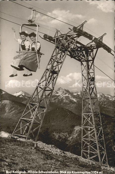 Sessellift Hoernle Bad Kohlgrub Klammspitze Trachten