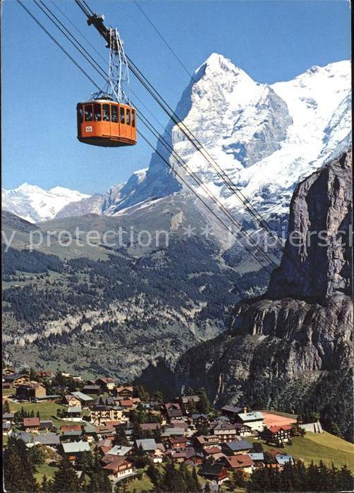 Seilbahn Schilthorn Muerren Wetterhorn Eiger