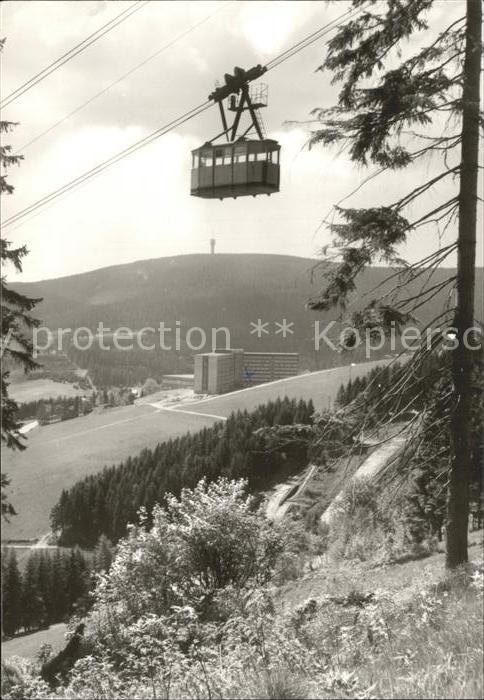 Seilbahn Oberwiesenthal Erzgebirge FDGB-Erholungsheim Fichtelberg Klinovec