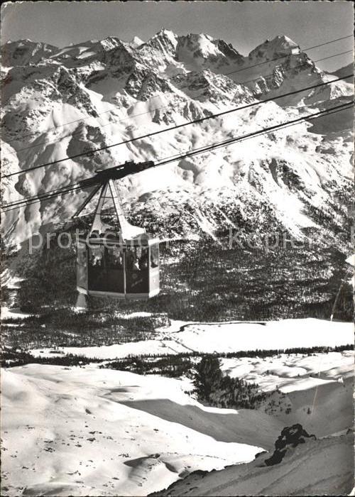 Seilbahn Corviglia-Piz Nair St. Moritz Berninagruppe