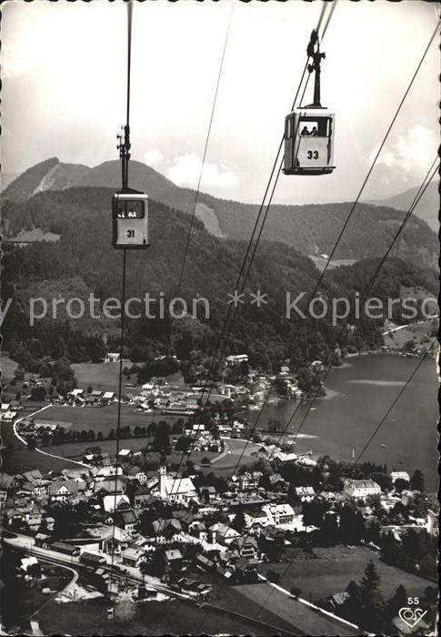 Seilbahn Zwoelfer-Horn St. Gilgen Wolfgangsee