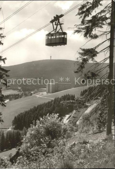 Seilbahn Oberwiesenthal FDGB-Erholungsheim am Fichtelberg Klinovec