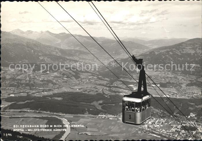Seilbahn Goldeck Liesertal Spittal Millstätterse