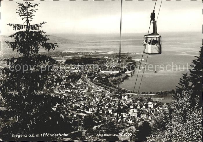 Seilbahn Pfaender Bregenz am Bodensee
