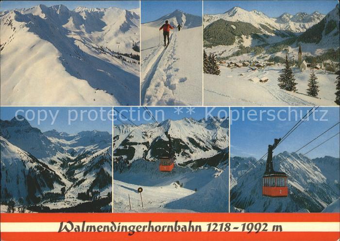 Seilbahn Walmendingerhorn Kleinwalsertal Mittelberg