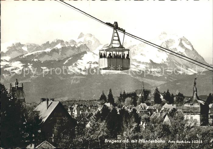 Seilbahn Pfaender Bregenz am Bodensee