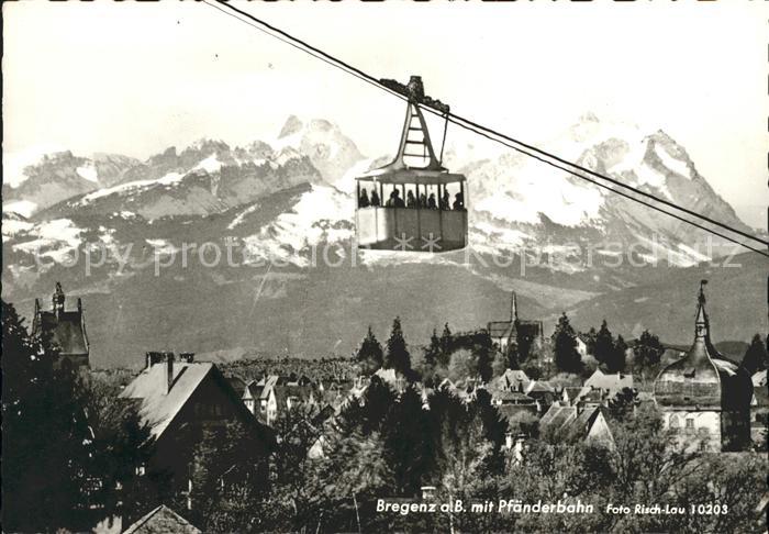 Seilbahn Pfaender Bregenz am Bodensee