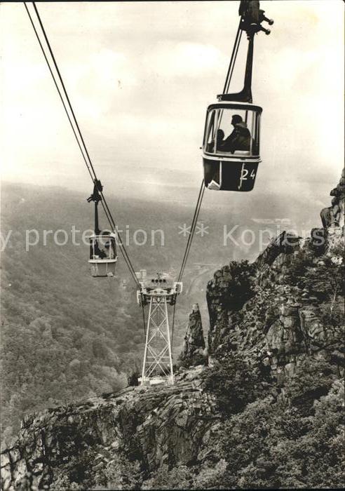 Seilbahn Thale Harz Bodetal Hexentanzplatz