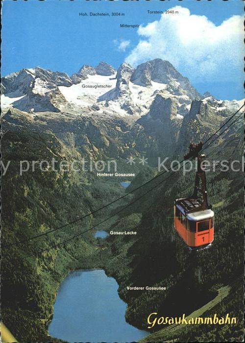 Seilbahn Gosaukamm Hoher Dachstein Gosausee