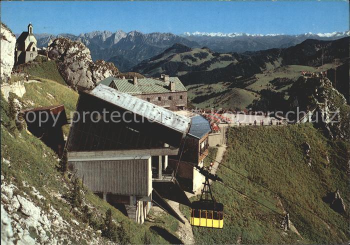 Seilbahn Wendelstein Wendelsteinkircherl Wendelsteinhaus Wilder Kaiser