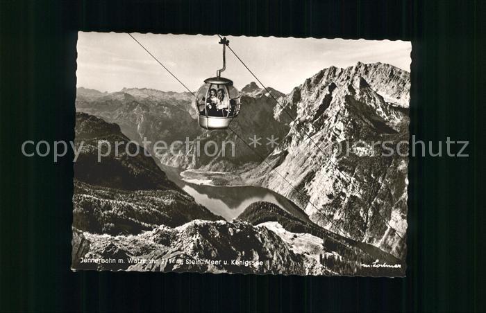 Seilbahn Jenner Watzmann Steinernes Meer Koenigssee