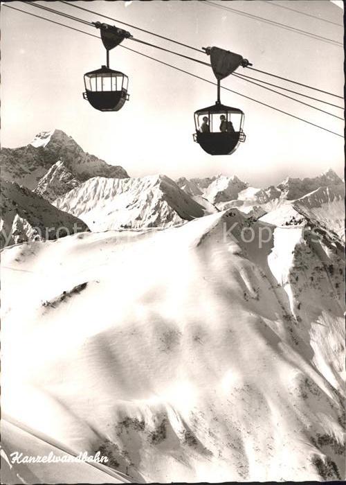 Seilbahn Kanzelwand Riezlern Kuhgehrenspitze Widderstein aelpeleskopf