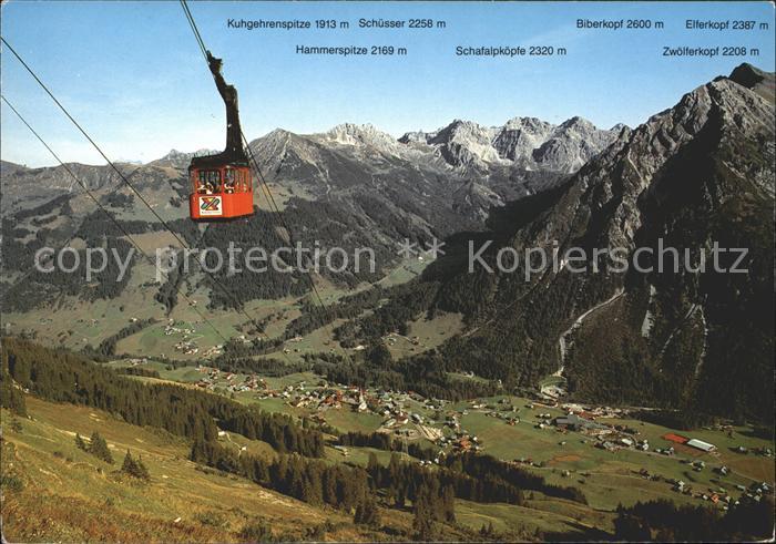 Seilbahn Walmnedingerhorn Kleinwalsertal