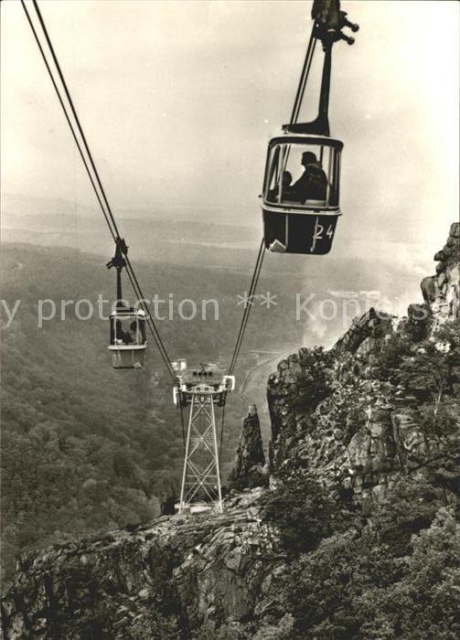 Seilbahn Thale Harz Bodetal Hexentanzplatz