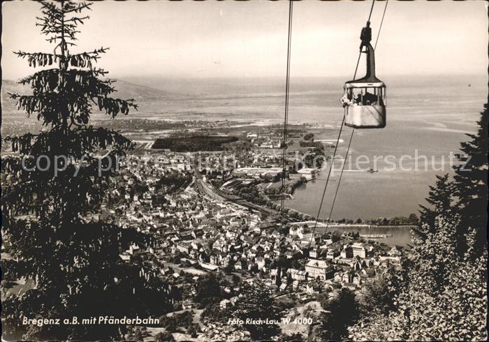 Seilbahn Pfaender Bregenz am Bodensee