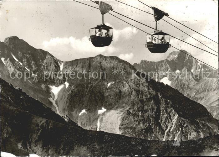 Seilbahn Riezlern-Lanzelwand Kleinwalsertal Eifer Zwoelfer Widderstein