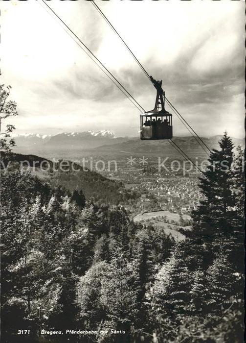 Seilbahn Pfaender Bregenz Saentis