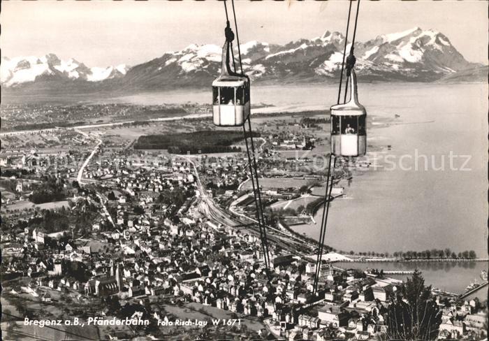 Seilbahn Pfaender Bregenz am Bodensee