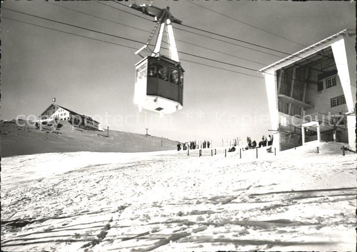 Seilbahn Wasserauen-Ebenalp Bergstation und Berggasthaus Ebenalp