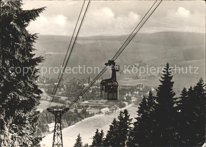 Seilbahn Fichtelberg Oberwiesenthal Erzgebirge