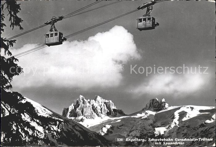 Seilbahn Gerschnialp-Truebsee Engelberg Spannoerter