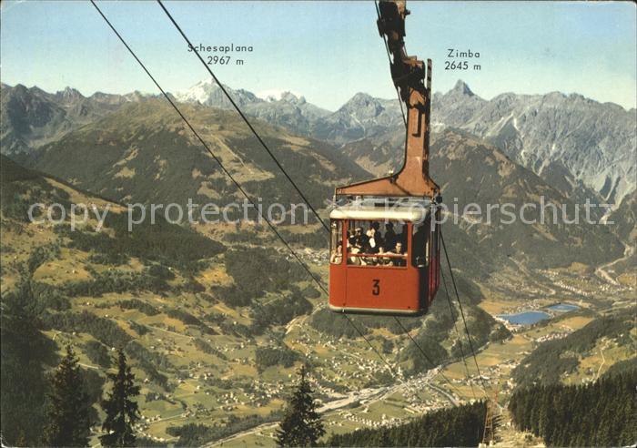 Seilbahn Hochjoch Tschagguns Vandans Schruns im Montafon