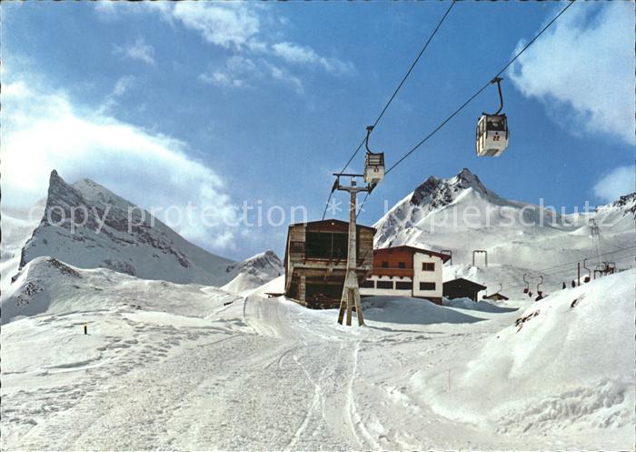 Seilbahn Hintertux Sommerbergalm Mittelstation Laermstange Frauenwand