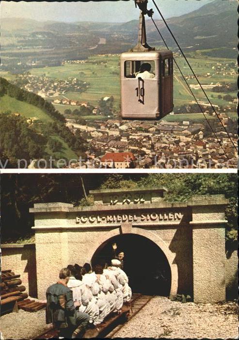 Seilbahn Salzbergwerk Duerrnberg Hallein Stolleneinfahrt