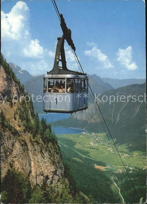 Seilbahn Dachstein Obertraun Riesen-Eishoehlen Krippenstein Hallstaetter-See