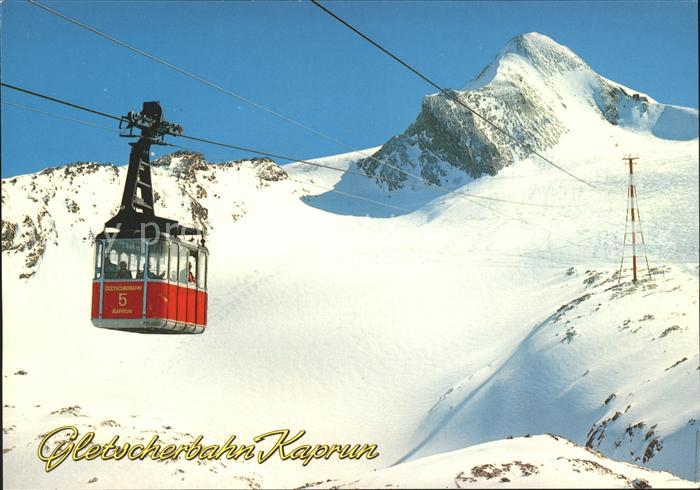 Seilbahn Gletscherbahn Kaprun Schmiedinger Gletscher Bergstation zum Kitzsteinho
