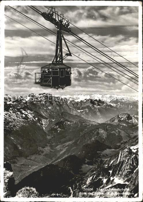 Seilbahn Saentis Glaernisch Berneralpen