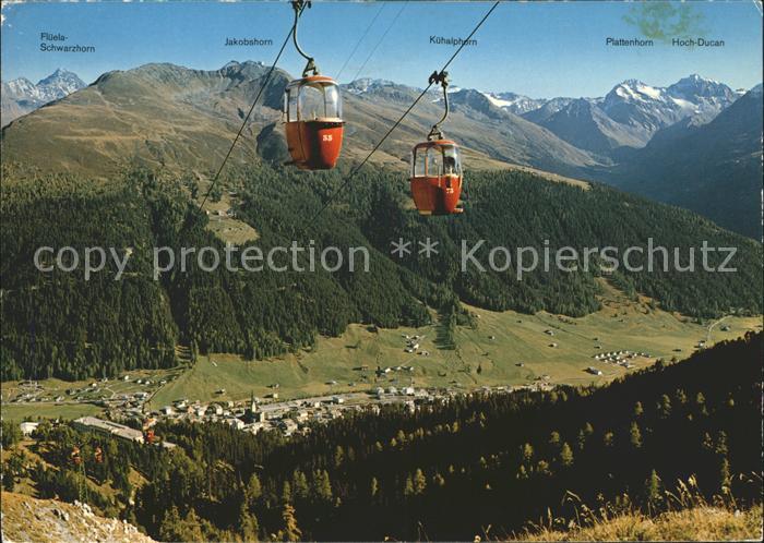 Seilbahn Schatzalp-Strelapass Davos Schatzalp Jakobshorn Hoch-Ducan