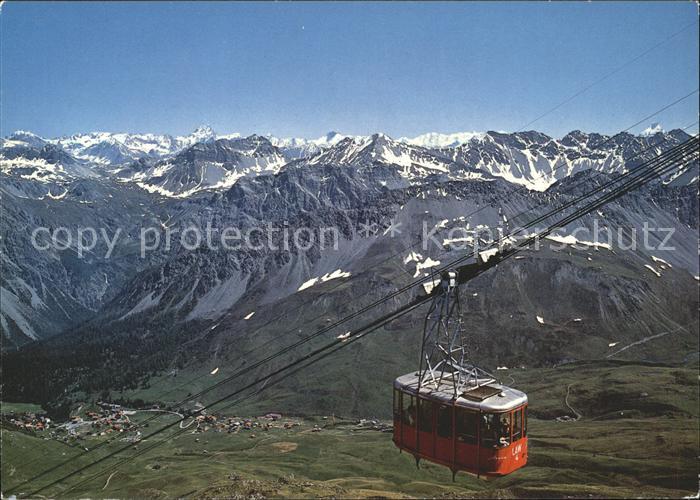 Seilbahn Arosa-Weisshorn Berninagruppe