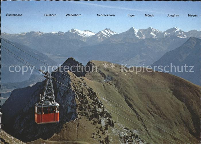 Seilbahn Erlenbach-Stockhorn Simmental Thunersee Lasenberg