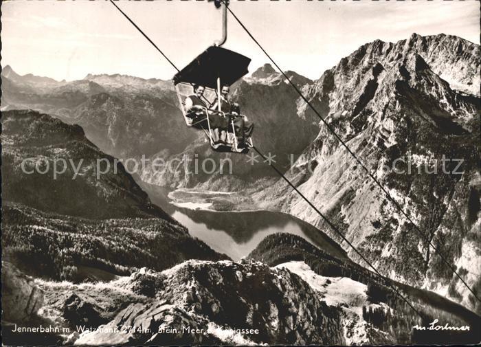 Sessellift Jenner Watzmann Steinernes Meer Koenigssee