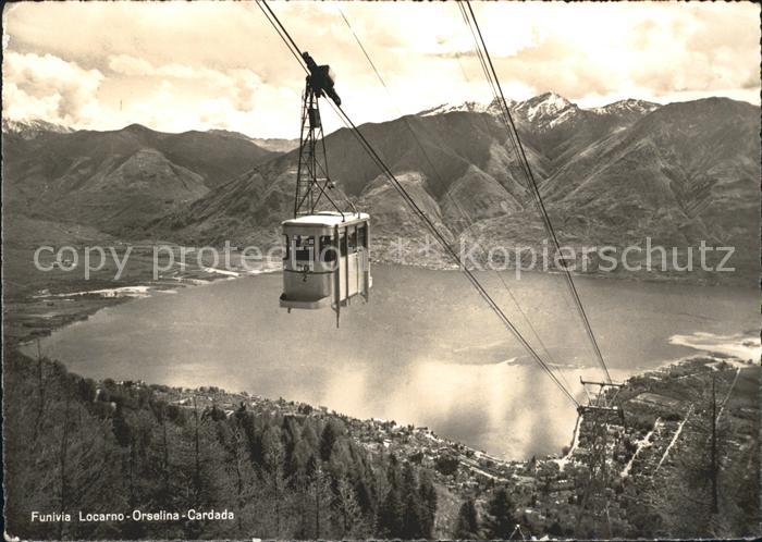 Seilbahn Funivia Locarno-Orselina-Cardada